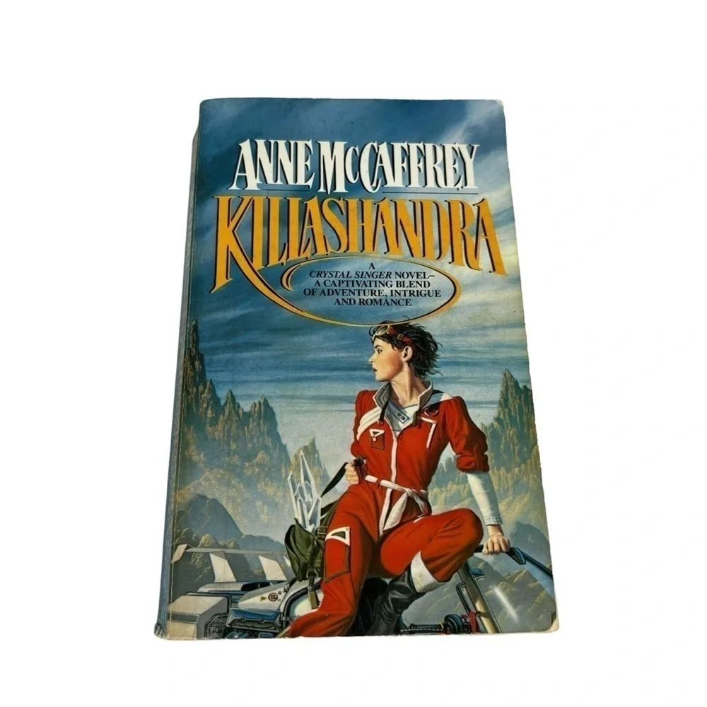 Anne McCaffrey Vintage Paperback Books Bundle of 3 Crystal Singer Series Books‎
